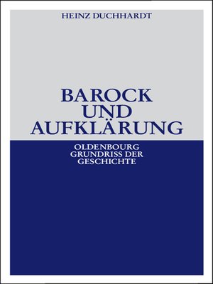 cover image of Barock und Aufklärung